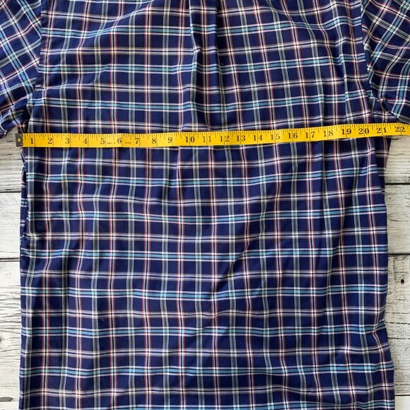 Bergdorf Goodman Tailored Fit Plaid Casual Dress Shirt - Picture 9 of 11